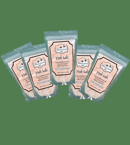 Himalayan Gourmet Salt Pink Extra Coarse 500g 5 bags